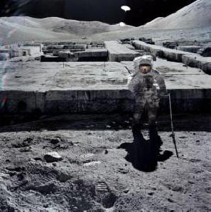 Gli americani hanno trovato antiche rovine sulla luna