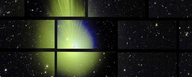 Gli americani hanno fotografato quasi da vicino la cometa Lovejoy