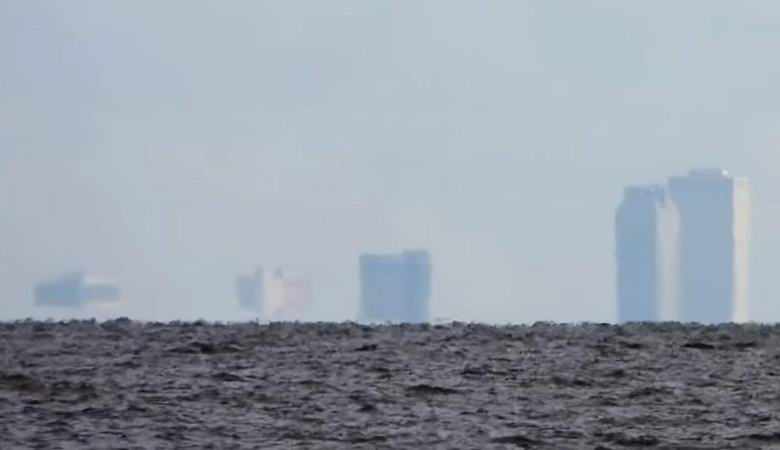 L'americano ha mostrato la curvatura del globo rimuovendo un grattacielo da una distanza di 45 chilometri