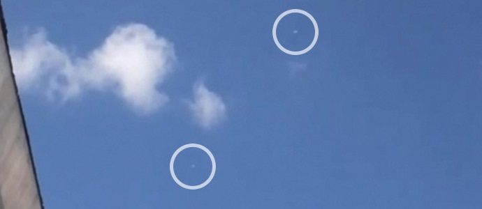 Un americano ha filmato diversi UFO