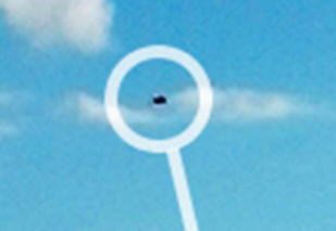 Un americano ha fotografato un UFO sulla strada