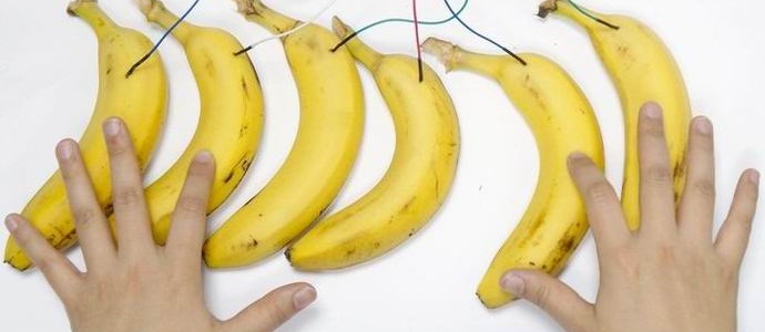 Gli studenti americani hanno fatto un pianoforte a banana