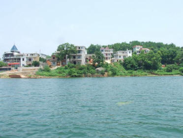 Anomalie del lago cinese Poyan