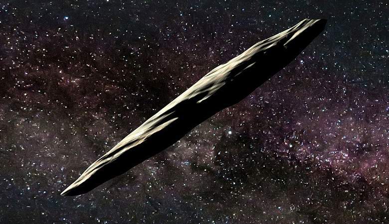 Un asteroide che assomiglia sospettosamente a un'astronave è entrato nel sistema solare.