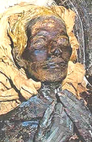 Yuya, un nobile egiziano del 1400 a.C., padre di Tiye, moglie del faraone Amenhotep III