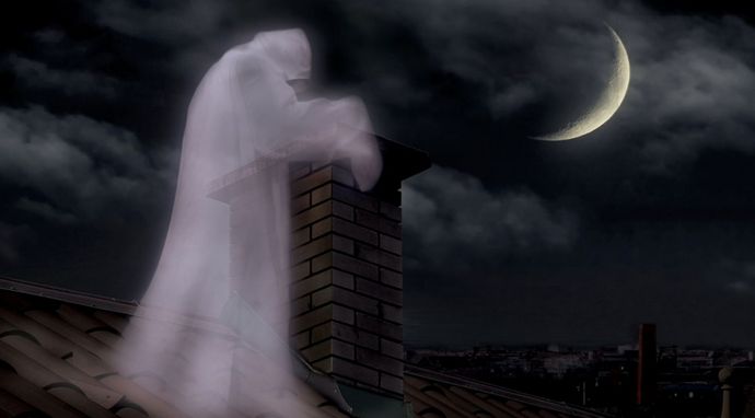 Un fantasma bianco ha brillato davanti alla telecamera di sorveglianza