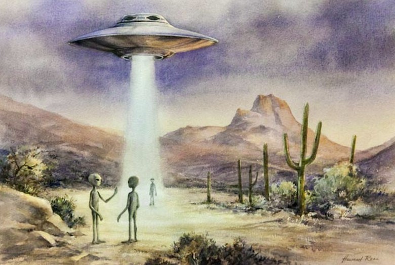 L'ex ingegnere aeronautico statunitense racconta agli alieni di Roswell