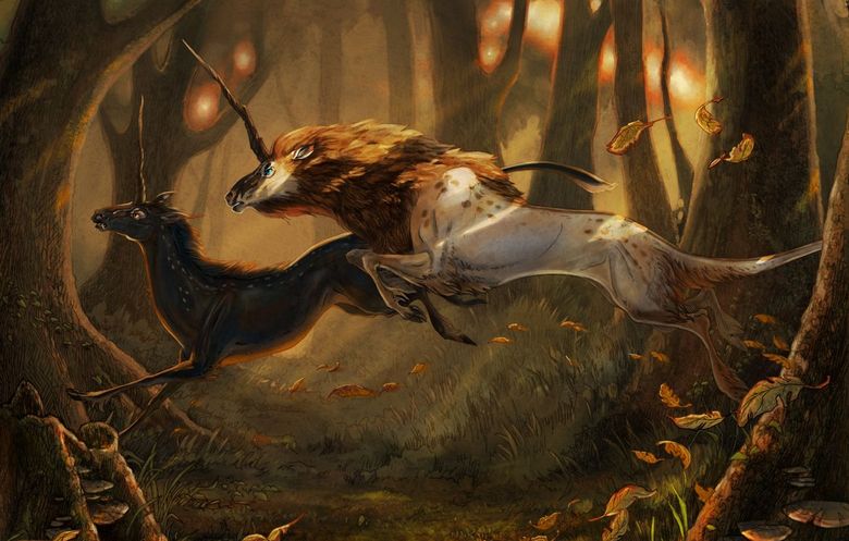 Qilin è il fantastico animale mitico della Cina che porta felicità.