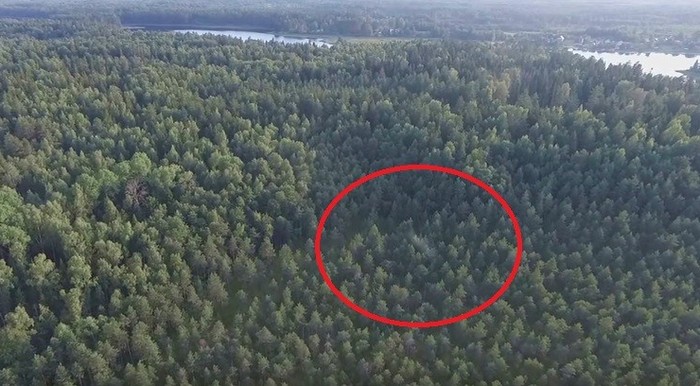 Il drone Phantom Advanced ha sparato a un UFO vicino alla zona anomala