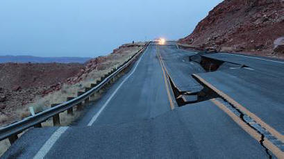 Il movimento della crosta terrestre in diverse parti del mondo