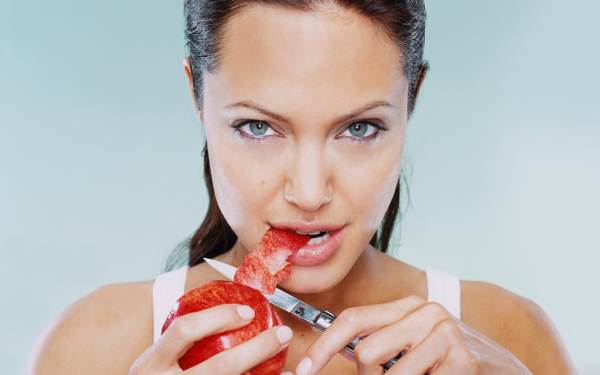 c'è un segno dal coltello 