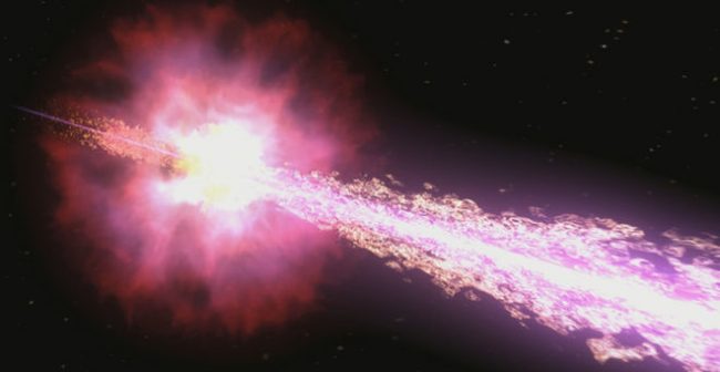 I lampi di raggi gamma nello spazio possono tornare nel tempo