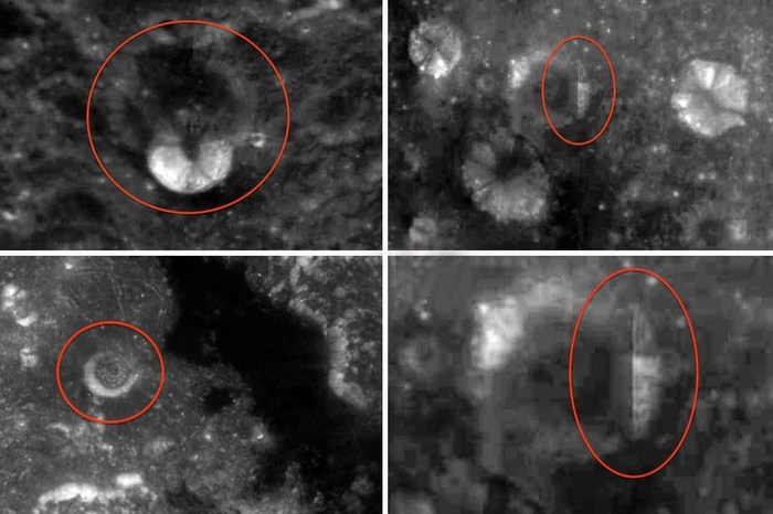 E ancora, strutture insolite sono state scoperte sulla luna