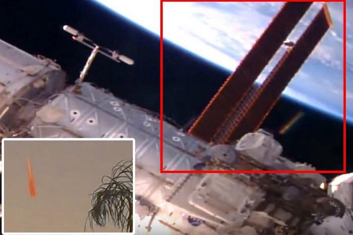 Alieni che studiano apertamente la ISS