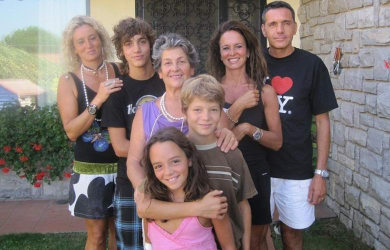 La famiglia italiana non prova alcun dolore