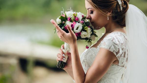 qual è il sogno di una sposa in abito da sposa 