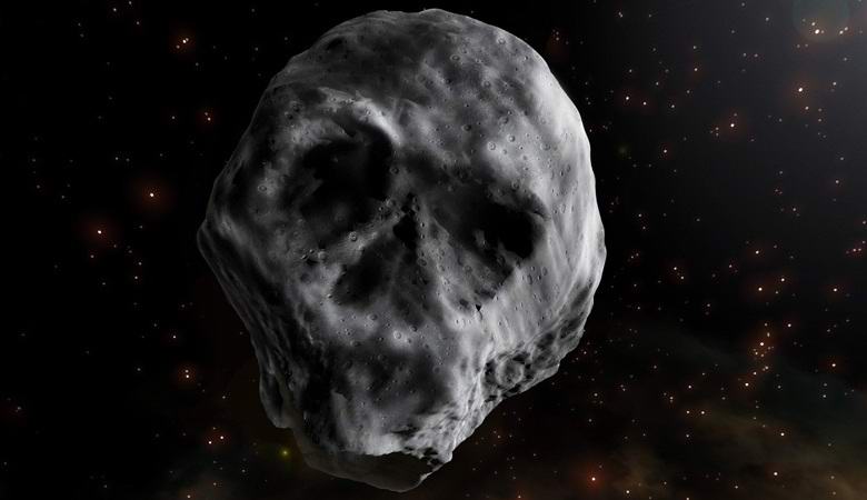 Un asteroide a forma di cranio gigante si avvicina alla Terra