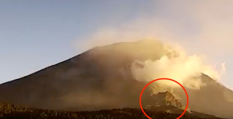 Il vulcano messicano Popocatepetl rivela il suo segreto