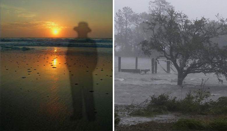 The Mystical Grey Man è andato in diretta durante l'uragano Florence.