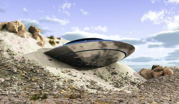 Un fulmine ha abbattuto un UFO in Francia