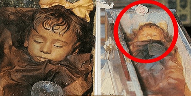 Una ragazza mummificata sembra una ragazza vivente per 97 anni.