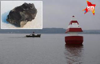 Nella parte inferiore di Chebarkul si trova un'astronave e il limo attorno ha trovato ragione