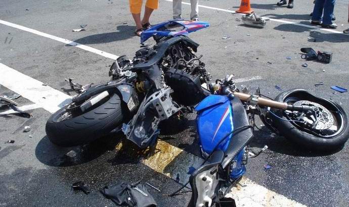 L'anima che ha lasciato il corpo di un motociclista schiantato ha colpito la telecamera