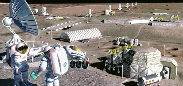 Un insediamento di colonie sarà stabilito sulla luna.