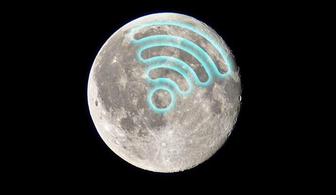 Il Wi-Fi è apparso sulla luna