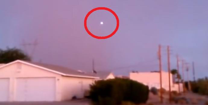 UFO avvistato sul lago Arizona