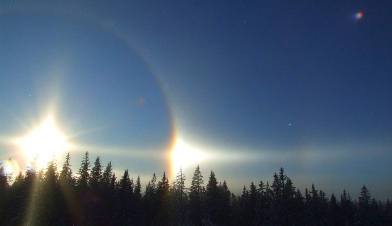 Un doppio sole è stato fotografato su Tjumen '