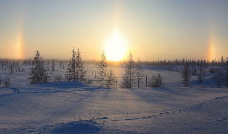 Oltre lo Yamal, la gente del posto guardava tre soli contemporaneamente