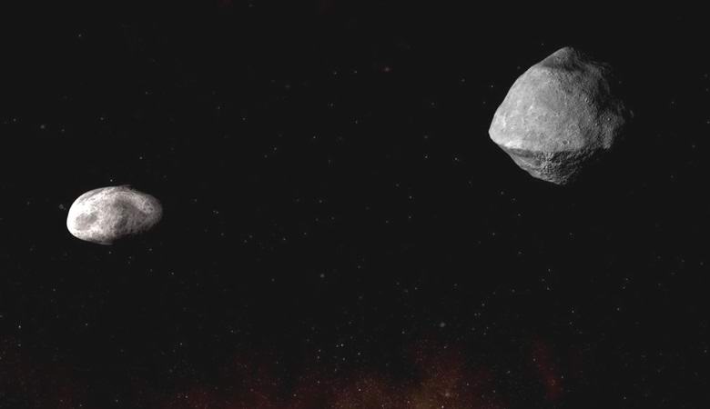 Asteroide insolito con il suo