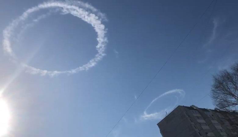 Cerchi inspiegabili nel cielo sopra Vladivostok