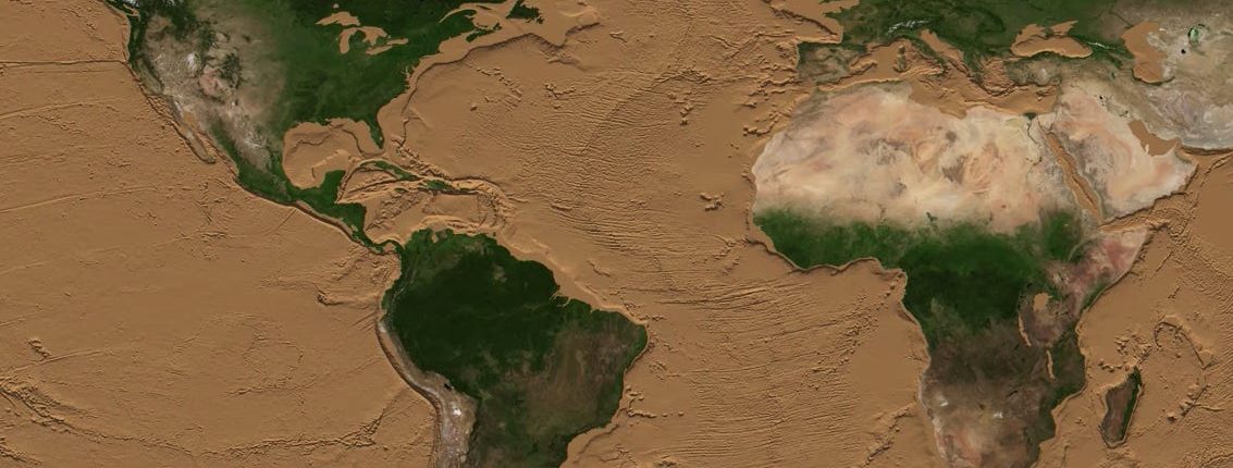 L'incredibile simulazione della NASA rivela come sarebbe la Terra se gli oceani si prosciugassero 