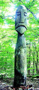 Il moderno idolo di Veles nella Repubblica Ceca