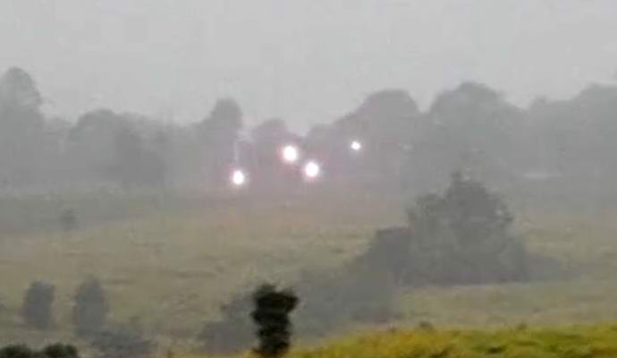 Gli UFO ballano intorno a un campo britannico