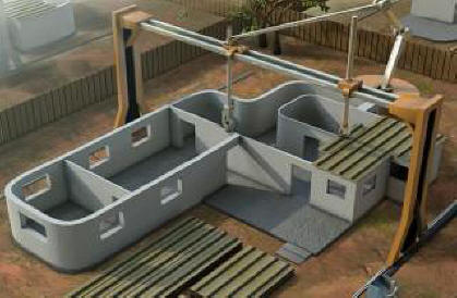 La nuova stampante 3D costruirà una casa in 24 ore