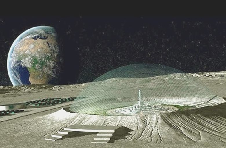 Un'altra città aliena trovata sulla luna