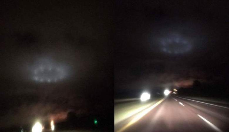 Luci di un oggetto invisibile nel cielo sopra il Minnesota