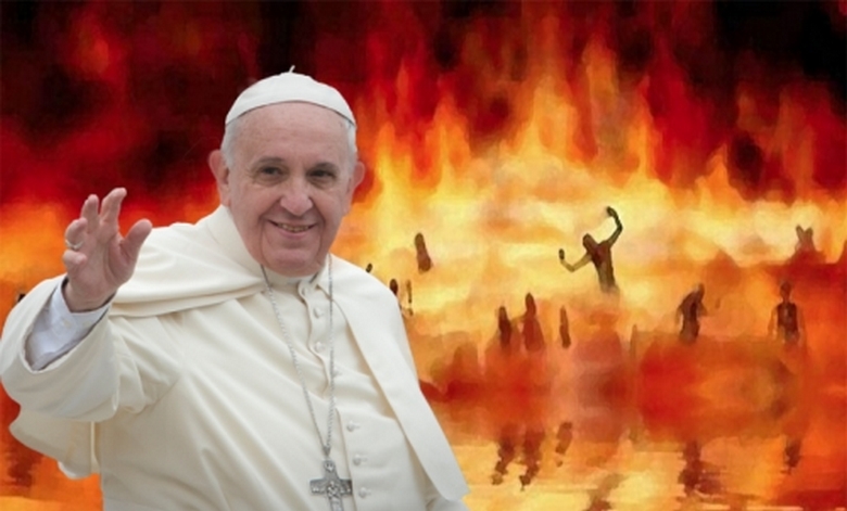 Papa Francesco ha dichiarato che l'inferno non esiste