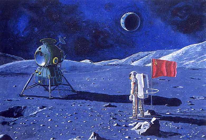 I primi astronauti sovietici ad entrare nella superficie lunare?