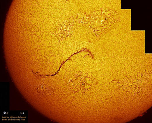 Le anomalie più bizzarre compaiono sul Sole. Ad esempio, è apparso nel dicembre 2010