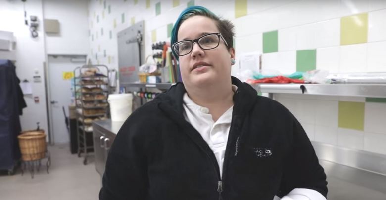 La presunta apparizione di un fantasma in un supermercato americano è stata una sensazione.