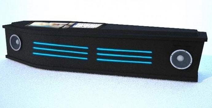 Viene presentato il concetto di una bara multimediale ...