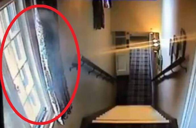 Il fantasma dell'ex proprietario ha provocato un allarme nel pub e ha preso la telecamera di sorveglianza