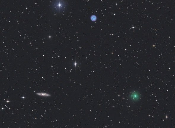 Raro evento astronomico: tre oggetti spaziali in un'area 