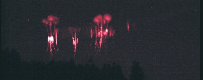 La stagione dei temporali ti consente di vedere un fenomeno celeste unico e raro: gli sprite