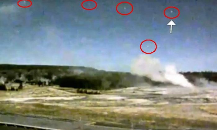 UFO sferico registrato a Yellowstone Park