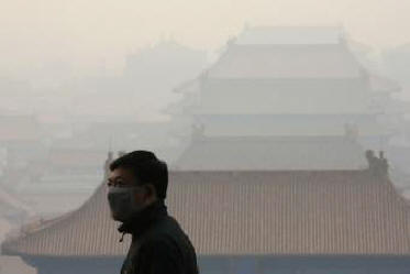 Lo smog ha avvolto la capitale del Tibet